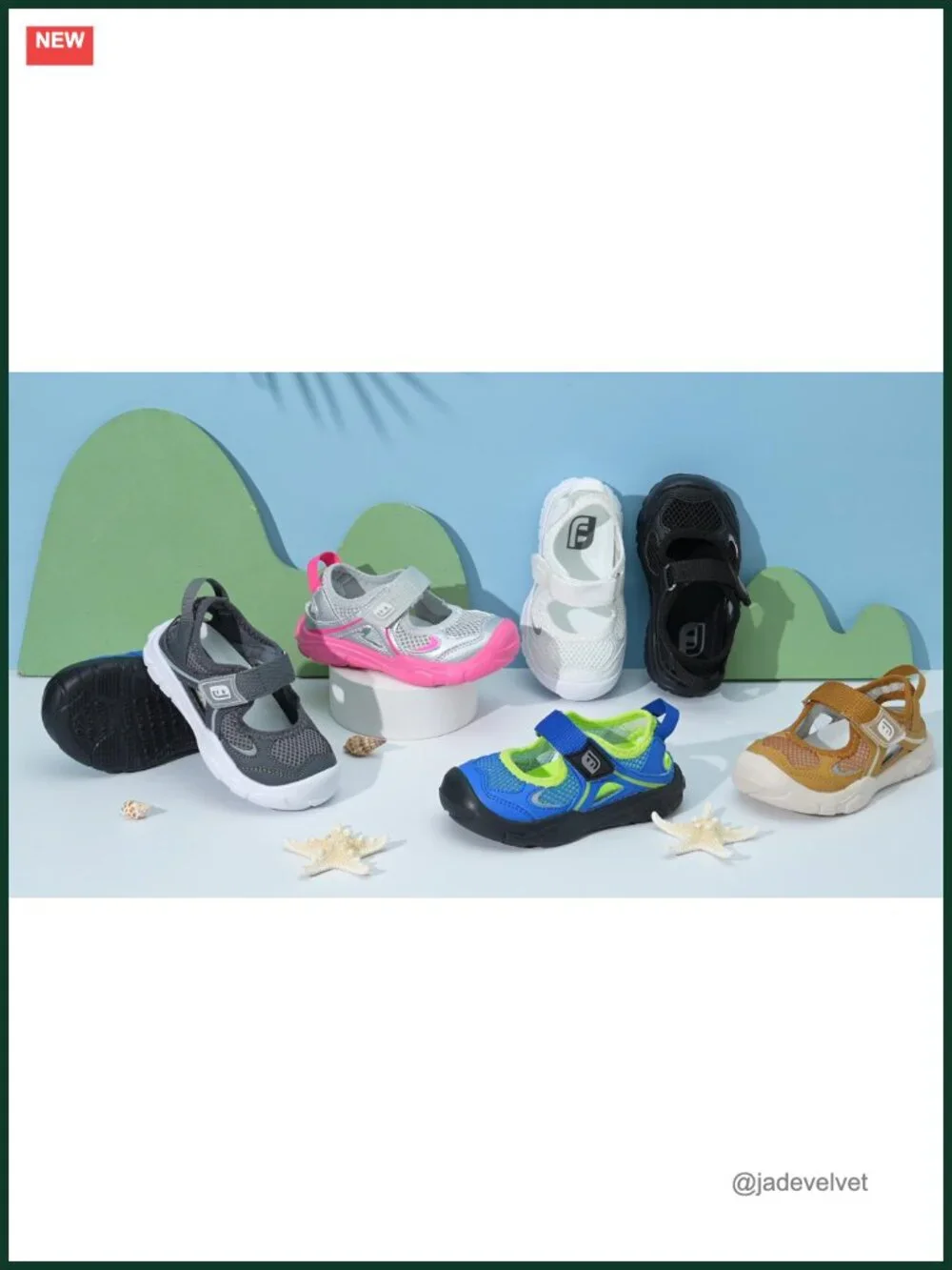 Toddler Sandals Boys Girls Wide Barefoot Water Sandals Lightweight Quick-Dry